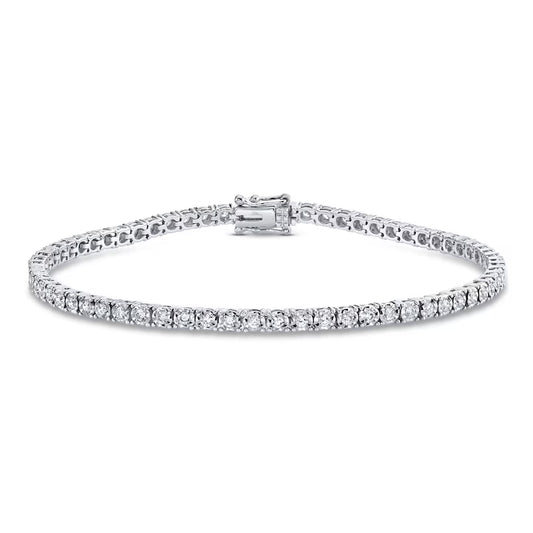 3.0ct Lab Grown Diamond Tennis Bracelet