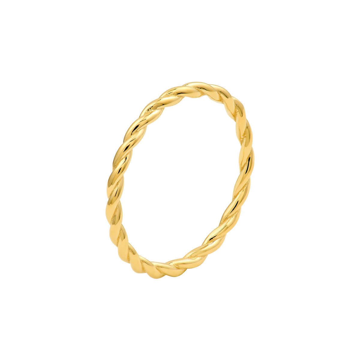 Twisted Rope Gold Ring