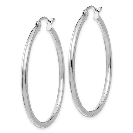 Lightweight Tube Hoop Earring